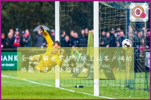 全面了解世界杯买球主站客户端的功能与使用体验指南